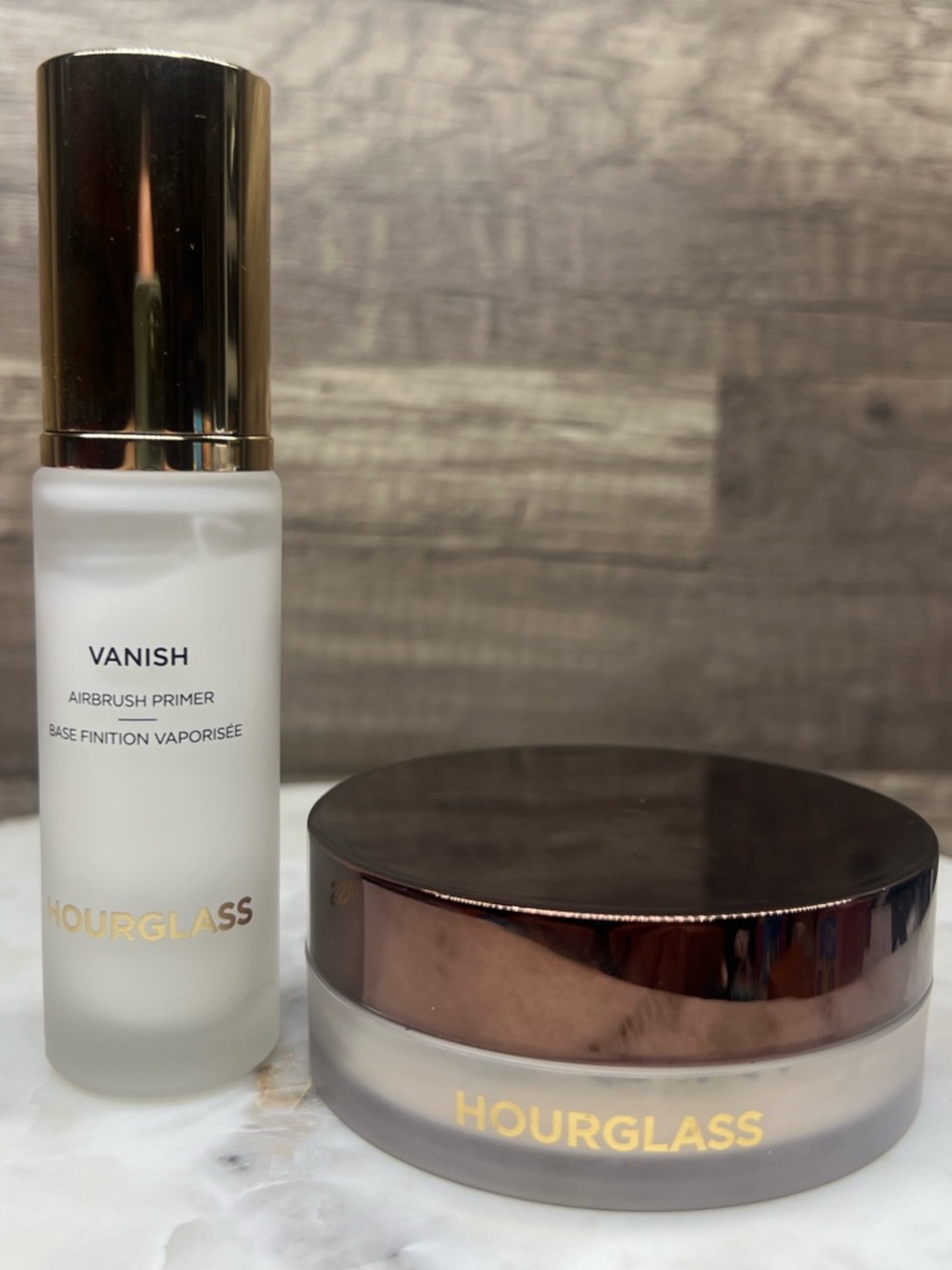 Hourglass Veil Translucent Setting Powder & Hourglass Vanish Airbrush Primer Set